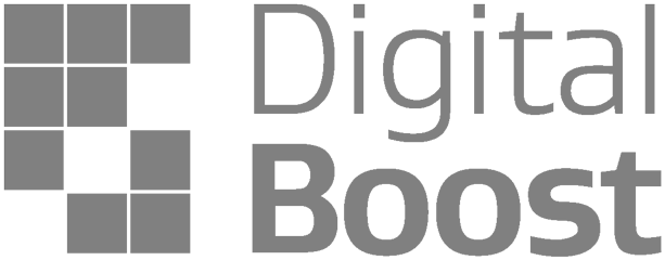 digital boost logo grey